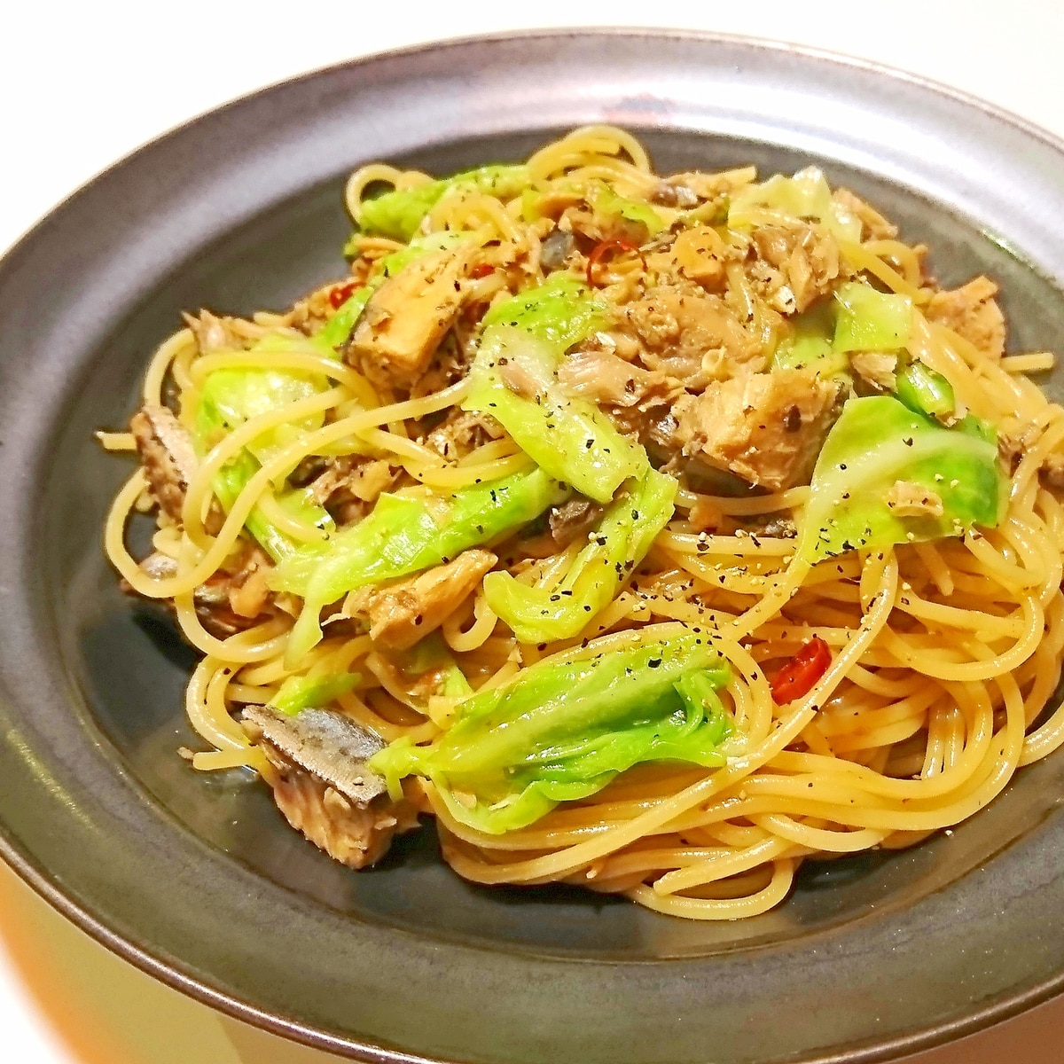 めんつゆで キャベツと鯖の和風パスタ レシピ 作り方 By メリッコ 楽天レシピ めんつゆで キャベツと鯖の和風パスタ レシピ 作り方 By メリッコ 楽天レシピ
